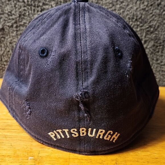 Top of the World University of Pittsburgh Panthers Pitt Stretchfit Hat - NWOT - Picture 5 of 9